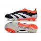 adidas Predator Elite Senza Lacci FG Nero Core Bianco Rosso Solare