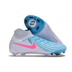 Nike Phantom Luna 2 Elite FG Uomo Bianco Rosa Blu