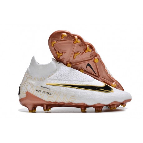 Nike Phantom GX Elite DF FG Bianco Oro