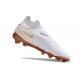 Nike Phantom GX Elite DF FG Bianco Oro