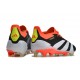 adidas Predator 24 Elite FG Nero Core Bianco Rosso Solare