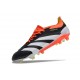 adidas Predator 24 Elite FG Nero Core Bianco Rosso Solare