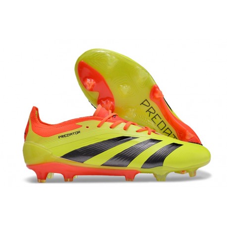 adidas Predator 24 Elite FG Giallo Nero Rosso 