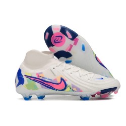 Nike Phantom Luna 2 Elite FG Uomo Bianco Rosa Blu