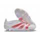 Scarpe da calcio Predator Elite Foldover Tongue FG Bianco Rosso