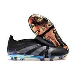 Scarpe da calcio Predator Elite Foldover Tongue FG Nero Core