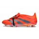 Scarpe da calcio Predator Elite Foldover Tongue FG Rosso Negro Giallo