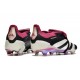 Scarpe da calcio Predator Elite Foldover Tongue FG Nero Bianco Viola