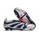 Scarpe da calcio Predator Elite Foldover Tongue FG Argento Nero Rosso