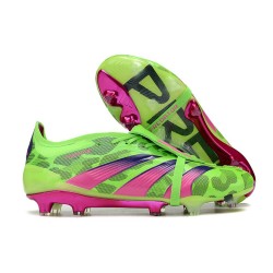 Scarpe da calcio Predator Elite Foldover Tongue FG Team Verde Solare Shock Giallo Lucid Lemon