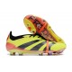 Scarpe da calcio Predator Elite Foldover Tongue FG Giallo Nero Rosso