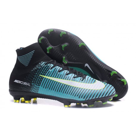 Nike Mercurial Superfly 5 Dynamic Fit FG Terreni Duri - Blu Verde