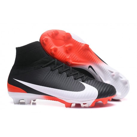 Nike Mercurial Superfly V Df Fg Scarpe da Calcio - Nero Bianco