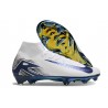 Nike Zoom Mercurial Superfly 10 Elite FG Bianco Blu Nike Zoom Mercurial Superfly 10 Elite FG Bianco Blu