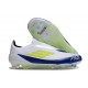 Adidas Scarpa da Calcio F50 Elite LL FG Bianco Giallo Solare Blu Lucido
