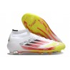 Scarpe adidas F50 Elite Mid FG Bianco Rosso Giallo