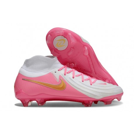 Nike Phantom Luna 2 Elite FG Uomo Rosa Bianco