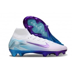 Scarpa Nike Mercurial Superfly X Elite FG Bianco Violeta Blu
