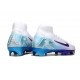 Scarpa Nike Mercurial Superfly X Elite FG Bianco Violeta Blu