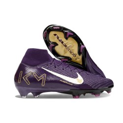 Scarpa Nike Mercurial Superfly X Elite FG MBAPPE Grand Viola Avorio Pallido