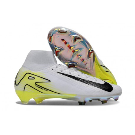 Scarpa Nike Mercurial Superfly X Elite FG Bianco Nero Giallo