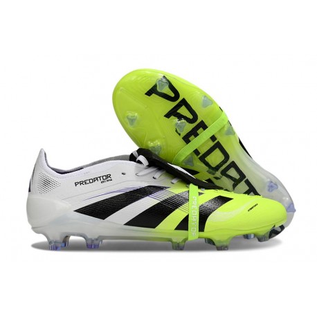 Scarpa adidas Predator Elite FT FG Bianco Nero Limone Lucido