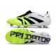 Scarpa adidas Predator Elite FT FG Bianco Nero Limone Lucido