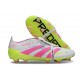 Scarpa adidas Predator Elite FT FG Bianco Rosa Lucido Limone Lucido