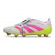 Scarpa adidas Predator Elite FT FG Bianco Rosa Lucido Limone Lucido