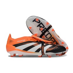 Scarpa adidas Predator Elite FT FG Nero Bianco Arancione