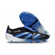 adidas Predator Elite Fold-over Tongue FG Nero Blu