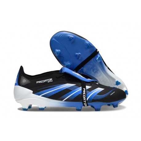 adidas Predator Elite Fold-over Tongue FG Nero Blu