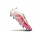 adidas Predator Elite Fold-over Tongue FG Rosa Bianco
