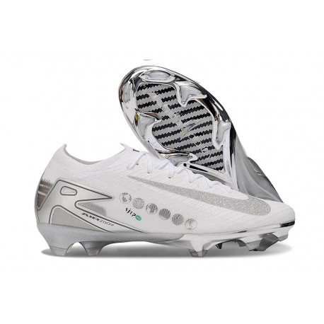 Nike Air Zoom Mercurial Vapor XVI Elite FG Bianco Argento