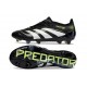 Scarpe da Calcio adidas Predator Elite FG Nero Bianco Limone Lucido