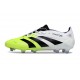 Scarpe da Calcio adidas Predator Elite FG Bianco Nero Limone Lucido
