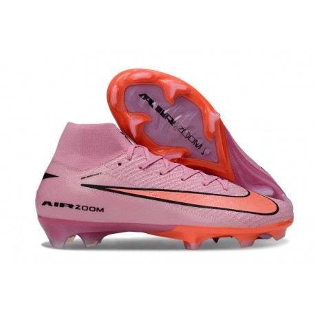 Nike Zoom Mercurial Superfly 10 Elite FG Rosa Arancione