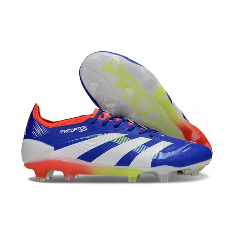 Scarpe adidas Predator Elite FG Blu Lucido Ftwr Bianco Rosso Solare