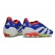 Scarpe adidas Predator Elite FG Blu Lucido Ftwr Bianco Rosso Solare