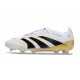 Scarpe da Calcio adidas Predator Elite FG Ftwr Bianco Nero Oro Met