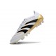 Scarpe da Calcio adidas Predator Elite FG Ftwr Bianco Nero Oro Met
