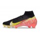 Nike Zoom Mercurial Superfly 10 Elite FG Nero Giallo Rosso