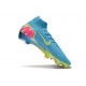 Nike Zoom Mercurial Superfly 10 Elite FG Blu Giallo