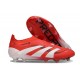 adidas Predator Elite 25 LL FG Rosso Lucido Bianco Nero