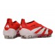 adidas Predator Elite 25 LL FG Rosso Lucido Bianco Nero