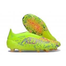 adidas Predator Elite 25 LL FG Limone Lucido Rosa Lucido Blu Fusion