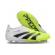 adidas Predator Elite 25 LL FG Bianco Nero Limone Lucido