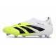 adidas Predator Elite 25 LL FG Bianco Nero Limone Lucido