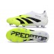 adidas Predator Elite 25 LL FG Bianco Nero Limone Lucido