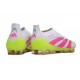 adidas Predator Elite 25 LL FG Bianco Rosa Lucido Limone Lucido